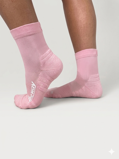 PINK QUARTER CREW Endurance Socks Medium Cushion