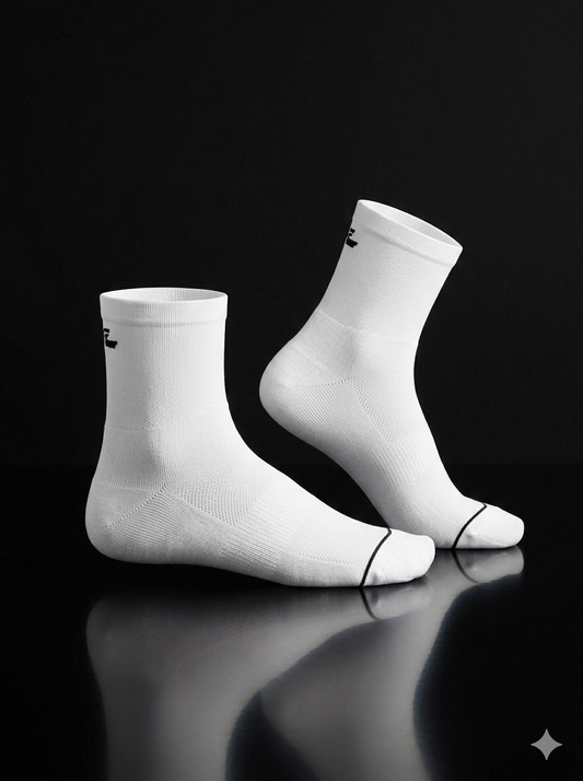 QUARTER CREW 3 Pair Bundle: Endurance Socks - WHITE