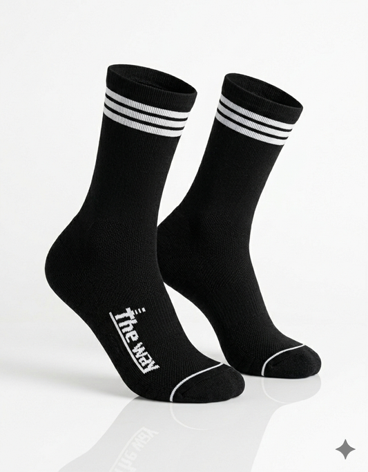 CREW - The Way Endurance Sock (BLACK)